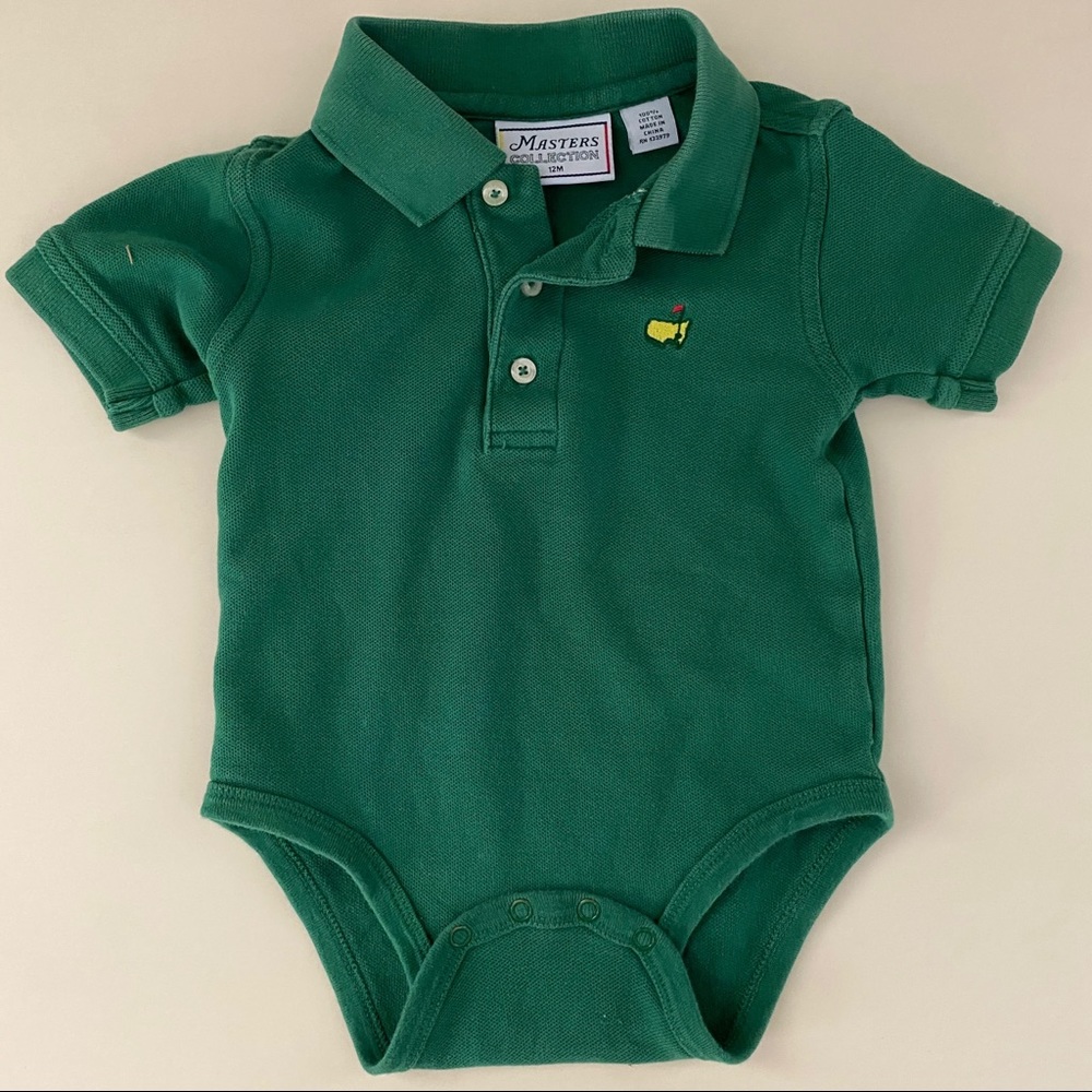 Infant Masters Polo Onesie Size 12 Months